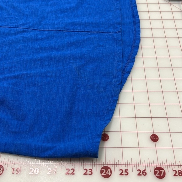 CHICO'S Set of 2 V-Neck 3/4 SLV Cotton Black and Bright Blue Pullover Tops SZ XL - Picture 16 of 16